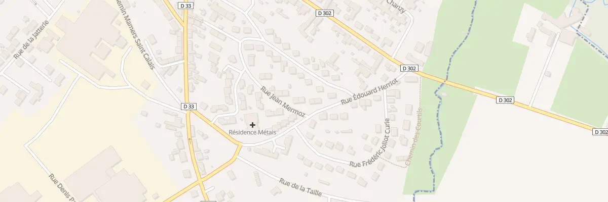 Plan du 31 Rue Jean Mermoz à Connerré