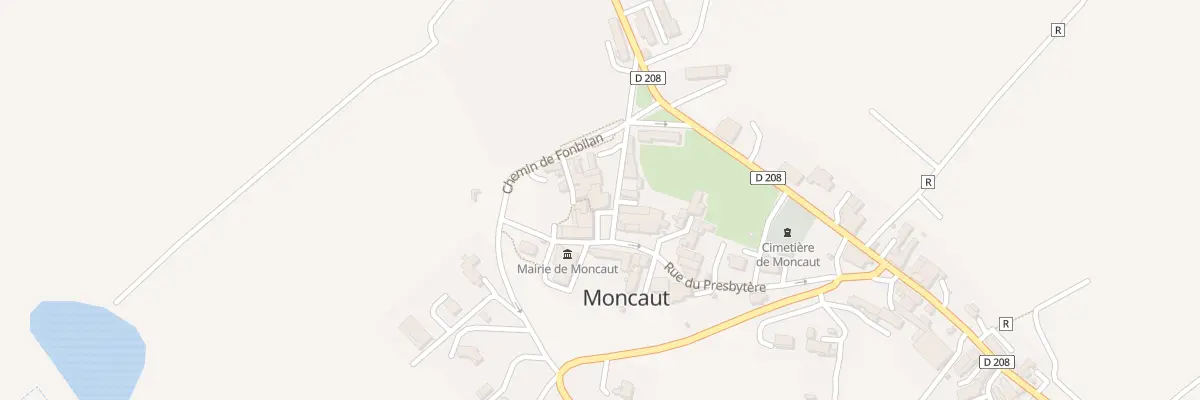 Plan du 180 Pl de l’Eglise à Moncaut