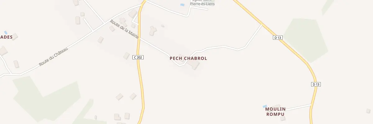 Plan du 40 Pech Chabrol à Ribagnac