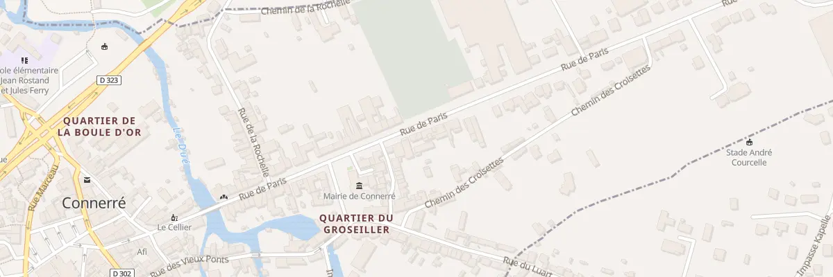 Plan du 60 Rue de Paris à Connerré