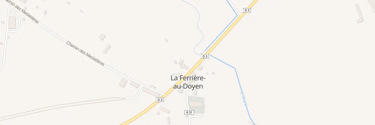 Plan du 1164 Rte de la Fontaine Penet à La Ferrière-au-Doyen