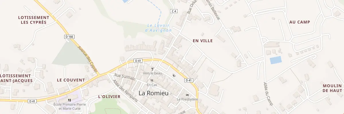 Plan du 5140 Bd Bétous à La Romieu