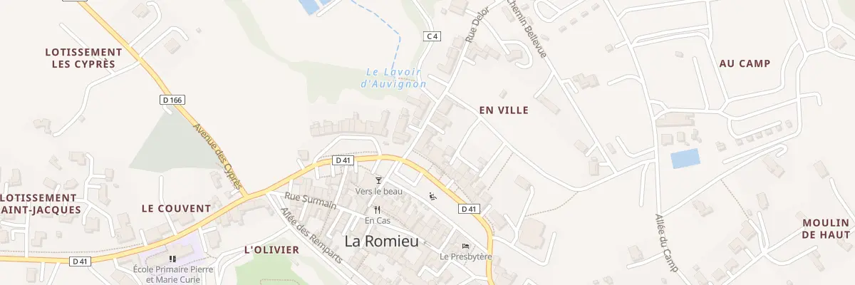 Plan du 2 Rue Delor à La Romieu