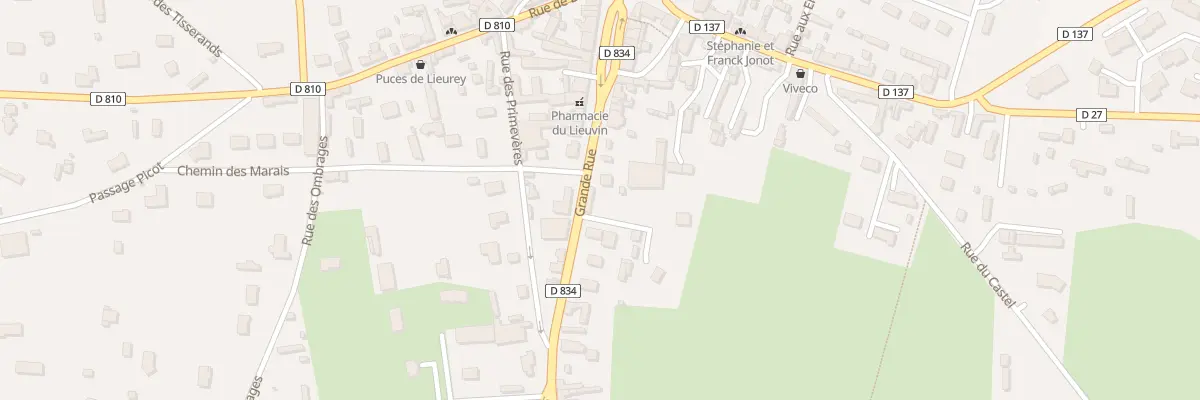 Plan du 19 Grande Rue à Lieurey