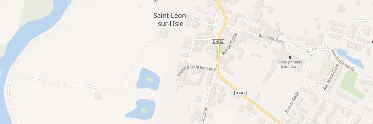 Plan du 6 Rue du Ruisseau à Saint-Léon-sur-l’Isle