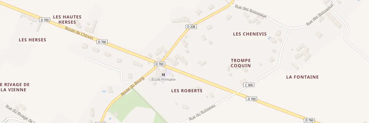 Plan du 9 Rte des Roberts à Trogues