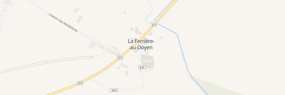 Plan du 25 Rue de l’Eglise Saint Vincent à La Ferrière-au-Doyen