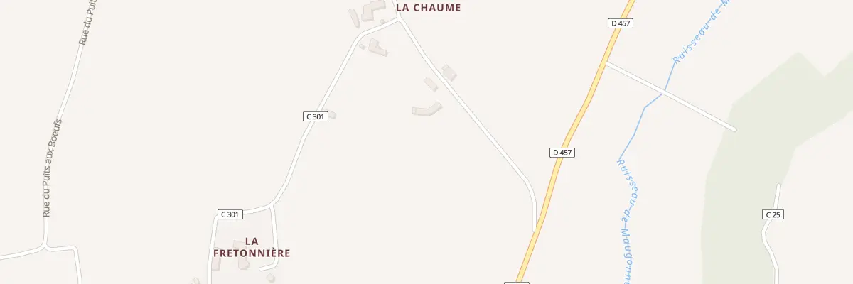 Plan du 6 Rue de la Chaume à Crissay-sur-Manse