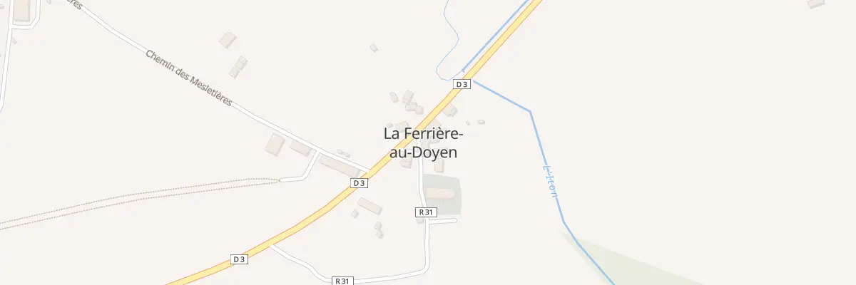 Plan du 17 Rue de l’Eglise Saint Vincent à La Ferrière-au-Doyen