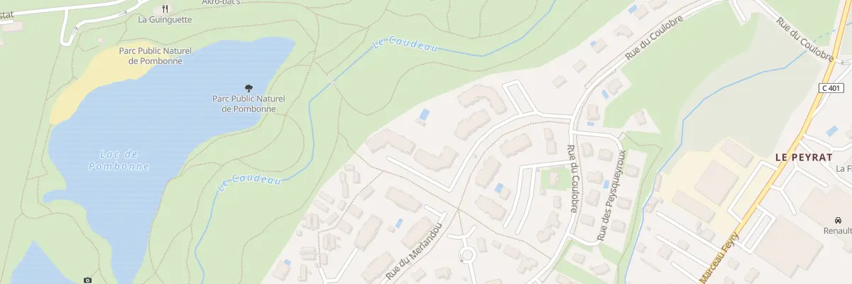Plan du 29 Rue du Coulobre à Bergerac