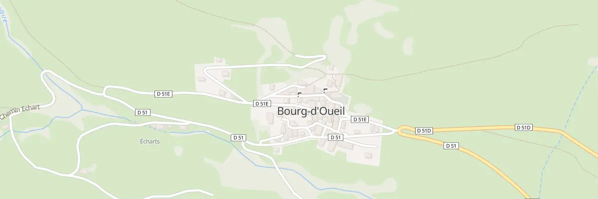 Plan du 28 Le Village à Bourg-d’Oueil