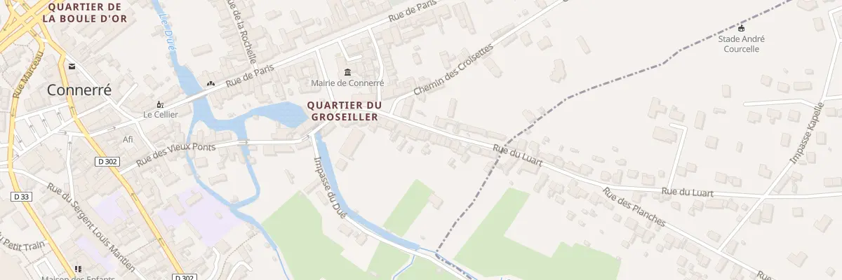Plan du 12 Rue du Luart à Connerré