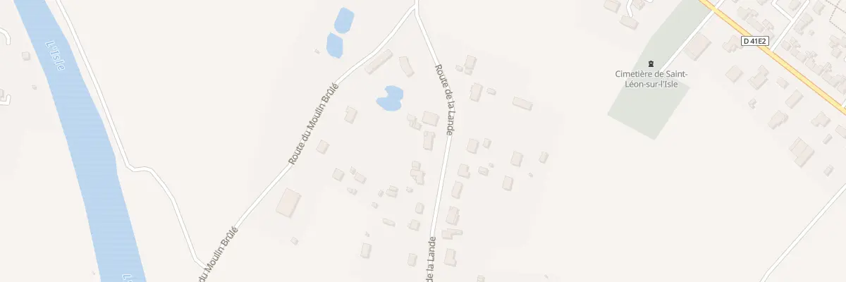 Plan du 18 Rte de la Lande à Saint-Léon-sur-l’Isle