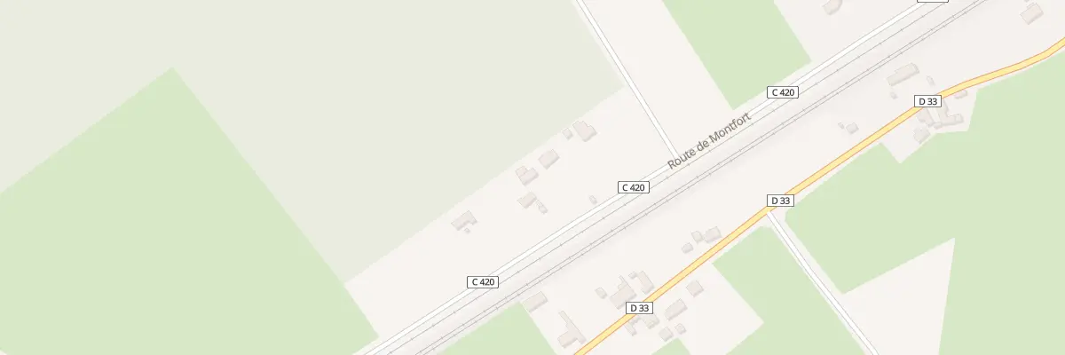 Plan du 18 Rte de Montfort à Beillé