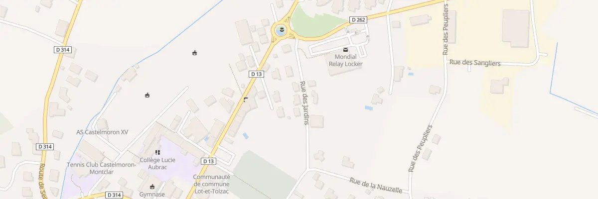 Plan du 3 Rue des Jardins à Castelmoron-sur-Lot