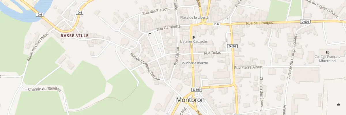 Plan du 17 Rue Carnot à Montbron