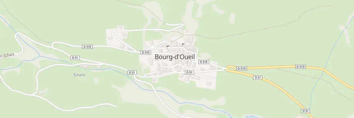 Plan du 9999 Le Village à Bourg-d’Oueil