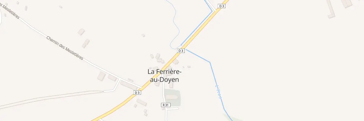 Plan du 4 Le Bourg-est à La Ferrière-au-Doyen