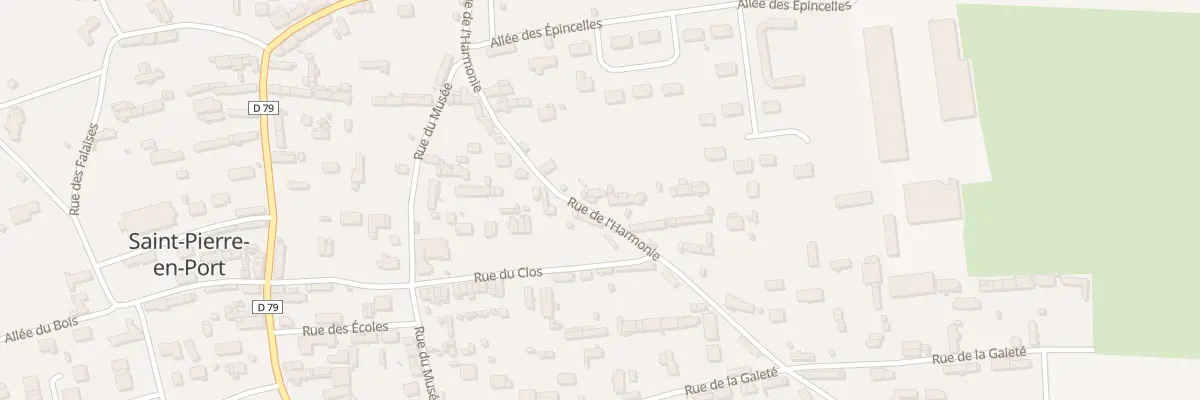 Plan du 9 Rue de l’Harmonie à Saint-Pierre-en-Port