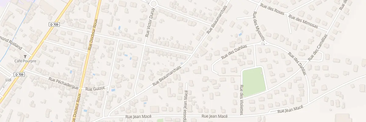 Plan du 42 Rue Beaumarchais à Bergerac