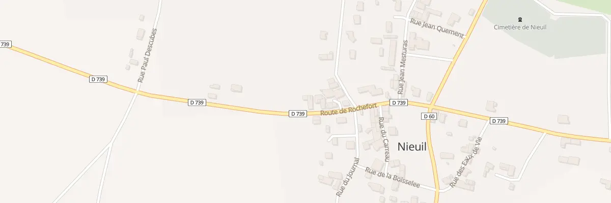 Plan du 3478 Rte de Rochefort à Nieuil
