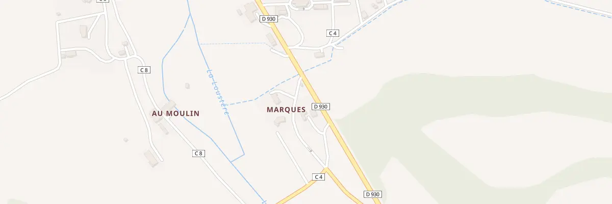 Plan du 1853 Rte de Condom à Saint-Lary