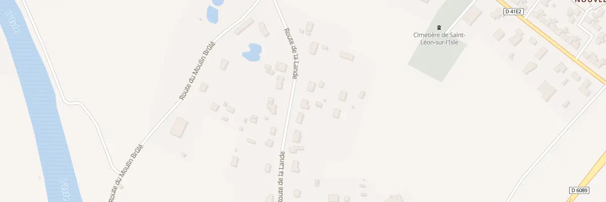 Plan du 37 Rte de la Lande à Saint-Léon-sur-l’Isle