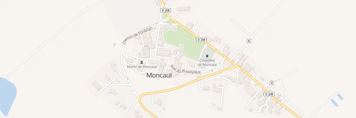 Plan du 94 Pl de l’Eglise à Moncaut