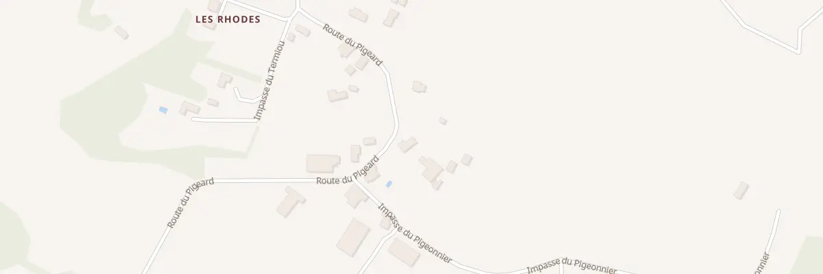 Plan du 56 Le Pigeard à Ribagnac