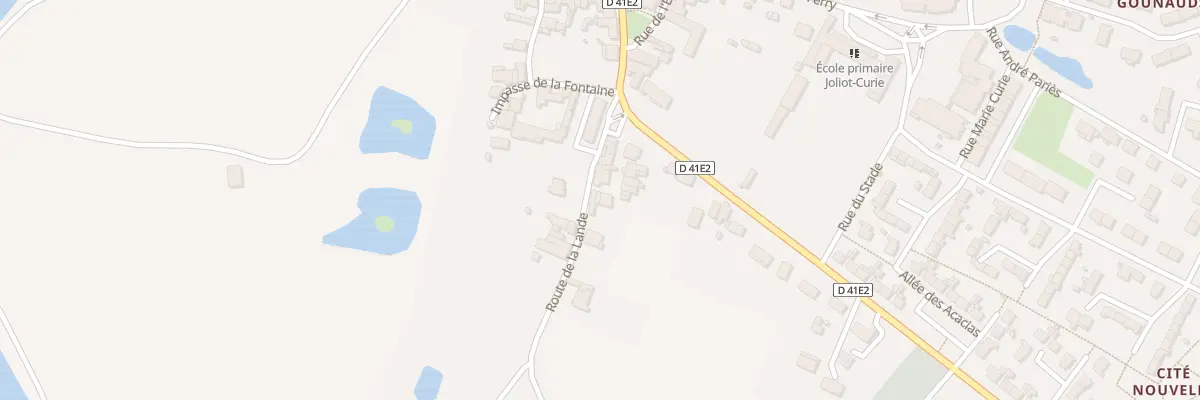 Plan du 11 Rte de la Lande à Saint-Léon-sur-l’Isle