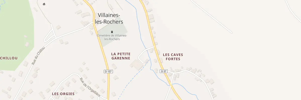 Plan du 23 Rue des Caves Fortes à Villaines-les-Rochers