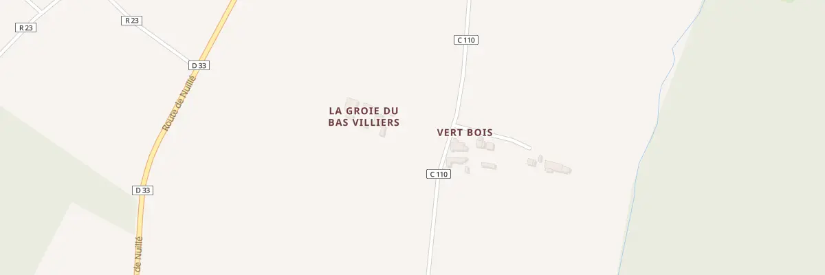 Plan du 5055 La Grande Groie à Thorigné-sur-Dué