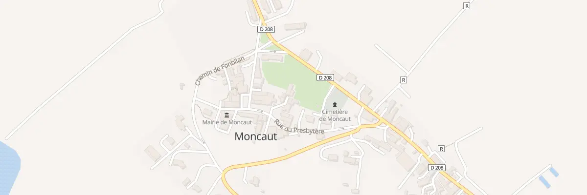 Plan du 96 Pl de l’Eglise à Moncaut