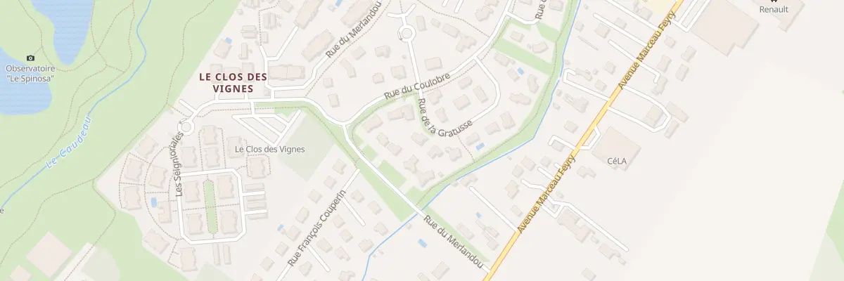 Plan du 2 Rue de la Gratusse à Bergerac