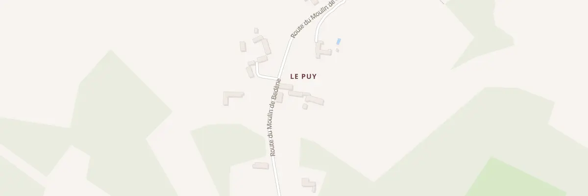 Plan du 24 Le Puy Est à Beleymas