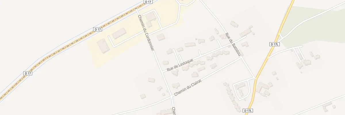 Plan du 55 Rue de Lestaque à Lécussan