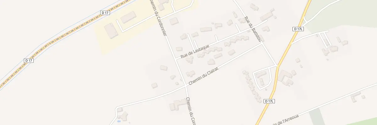 Plan du 40 Rue de Lestaque à Lécussan
