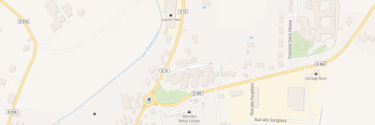 Plan de Saint Hilaire à Castelmoron-sur-Lot