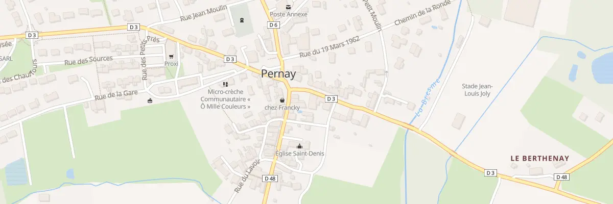 Plan du 4 Rue Principale à Pernay