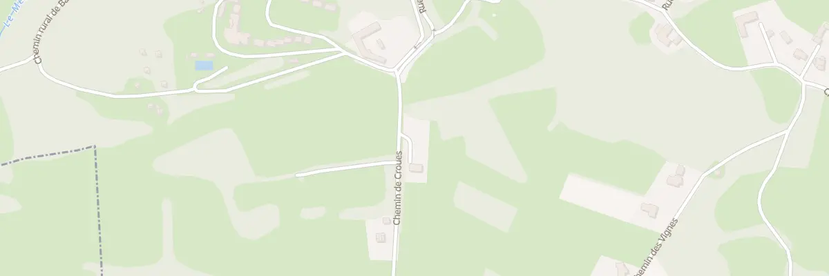 Plan du 2 Che du Croues à Montégut