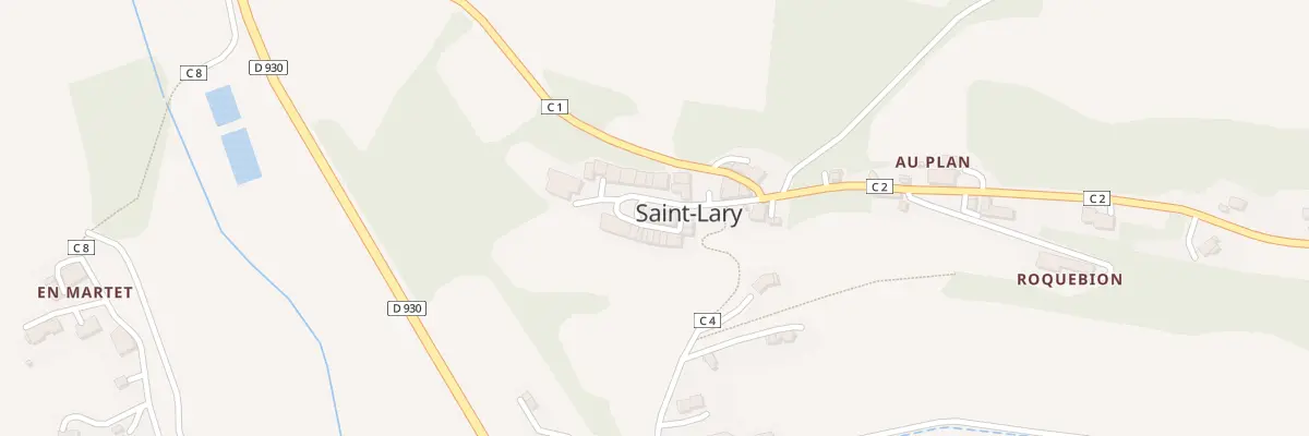 Plan de Au Village à Saint-Lary