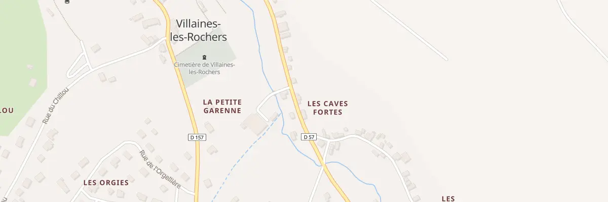 Plan du 60 Rue des Caves Fortes à Villaines-les-Rochers