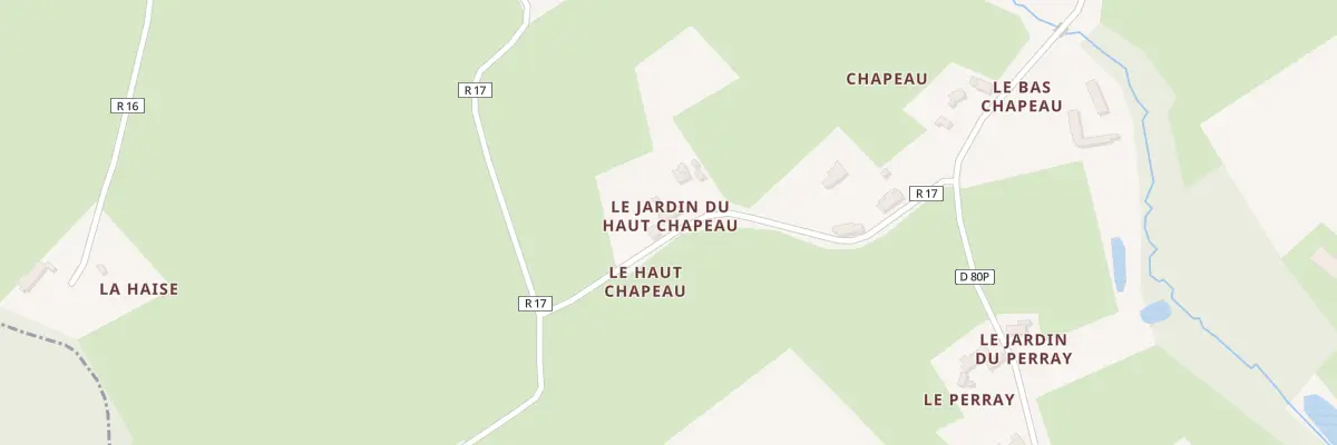 Plan du 5203 Le Haut Chapeau à Saint-Georges-du-Rosay