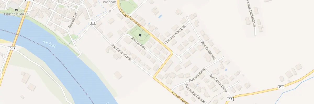 Plan du 7 Rue du Parc à Castelmoron-sur-Lot