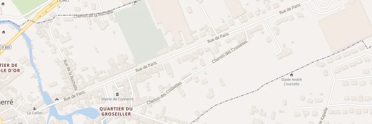 Plan du 76 Rue de Paris à Connerré