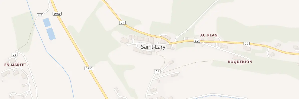 Plan du 69 Pl du Village Castral à Saint-Lary