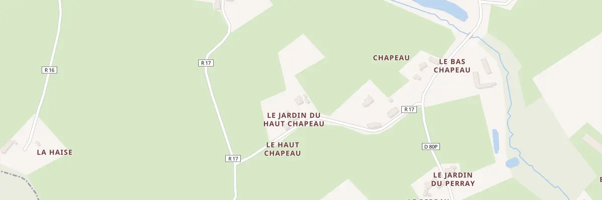 Plan du 8 Le Haut Chapeau à Saint-Georges-du-Rosay