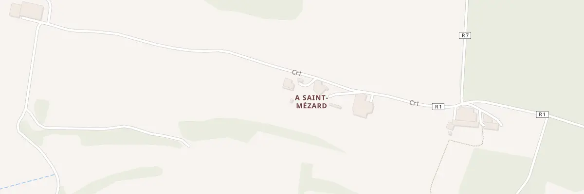Plan du 681 A Saint Mezard à Mas-d’Auvignon
