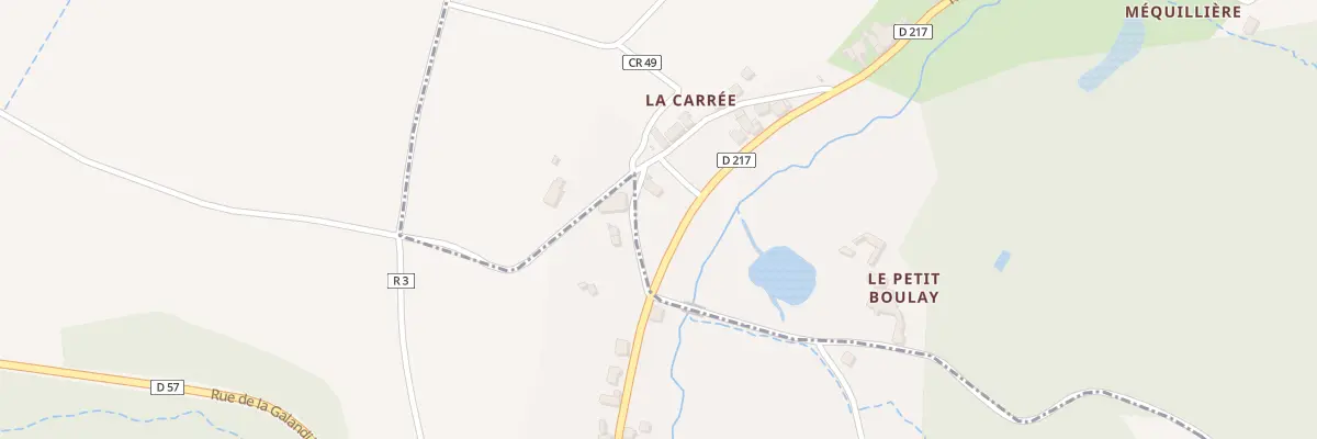 Plan du 3 Chem de la Carrée à Saché