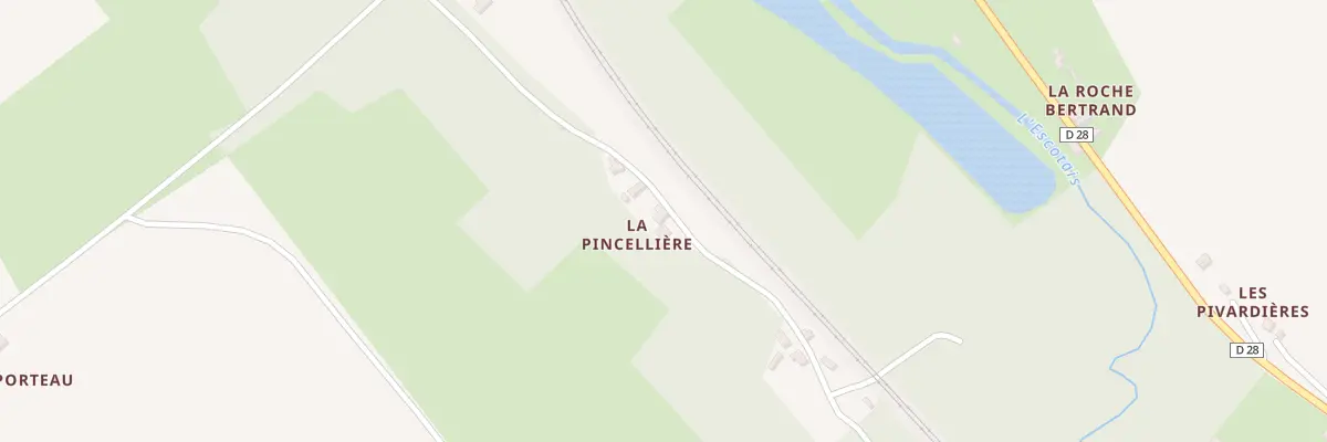 Plan du 583 La Pincelliere à Saint-Paterne-Racan